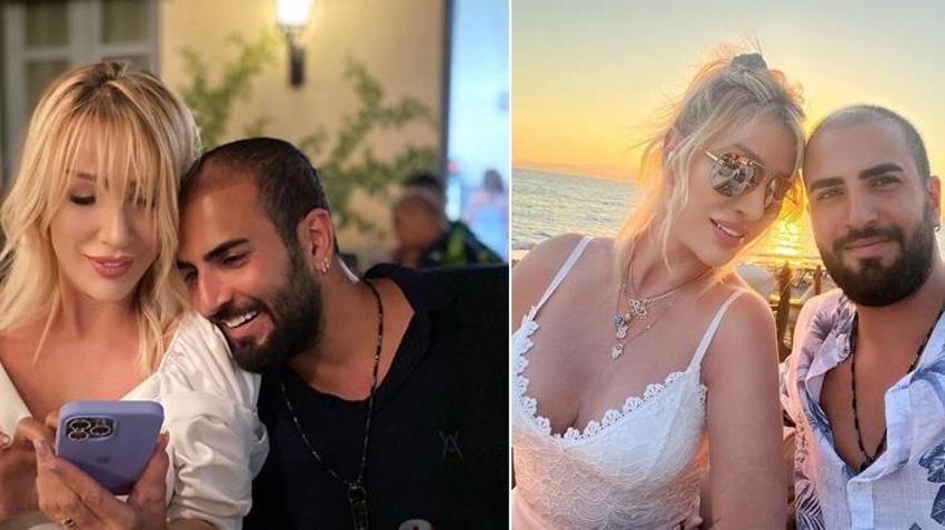 Seda Sayan ile Çağlar Ökten'den evlilik yıl dönümü kutlaması!