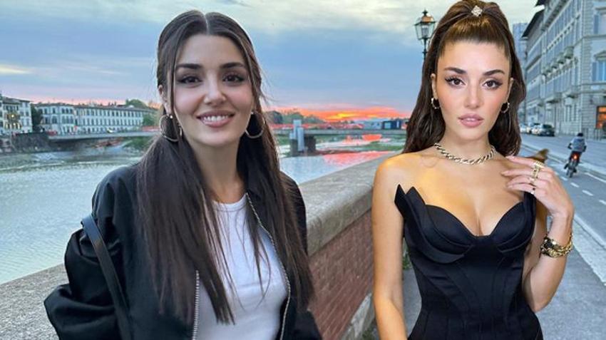 Hande Erçel'in ayakları olay oldu! 'Ayak mı, ayakkabının devamı mı?'