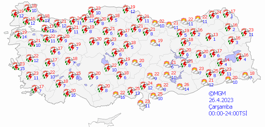 Sıcaklık 5 derece düşecek, çok şiddetli yağmur geliyor! Meteoroloji saat verdi, 7 gün sürecek
