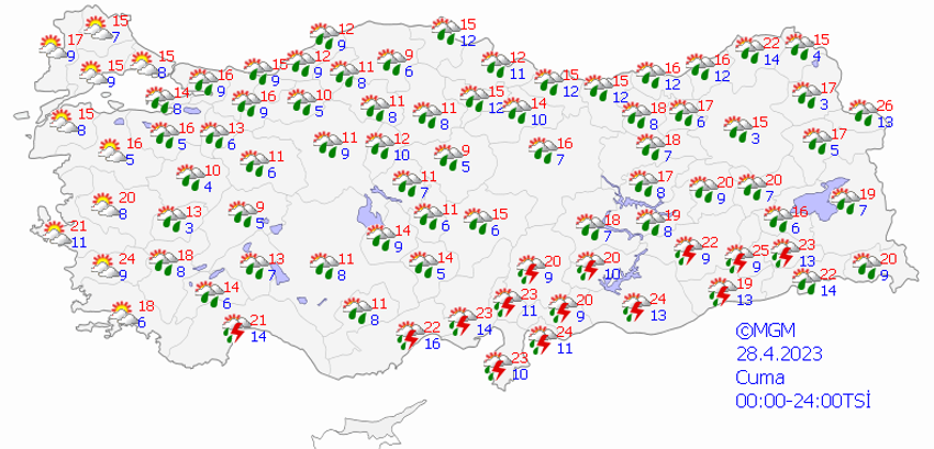 Sıcaklık 5 derece düşecek, çok şiddetli yağmur geliyor! Meteoroloji saat verdi, 7 gün sürecek
