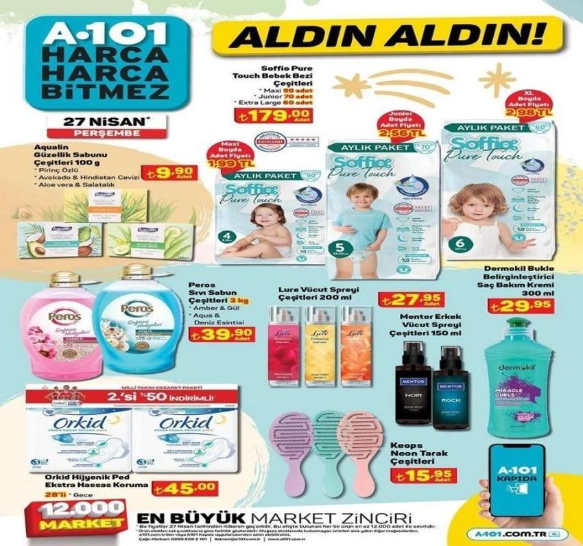 A101 30 Nisan aktüel katalog 2023 yayınlandı! A101 Bahar ürünlerinde dev indirim var! Ped, çadır ne ararsan fiyatlar dipte!