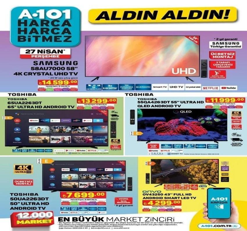 A101 30 Nisan aktüel katalog 2023 yayınlandı! A101 Bahar ürünlerinde dev indirim var! Ped, çadır ne ararsan fiyatlar dipte!