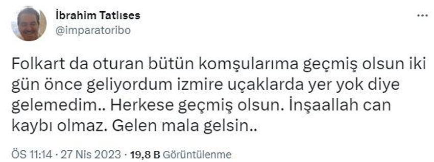 İbrahim Tatlıses'in İzmir'deki evi alevlere teslim oldu! İmparator'dan İzmir yangını mesajı geldi