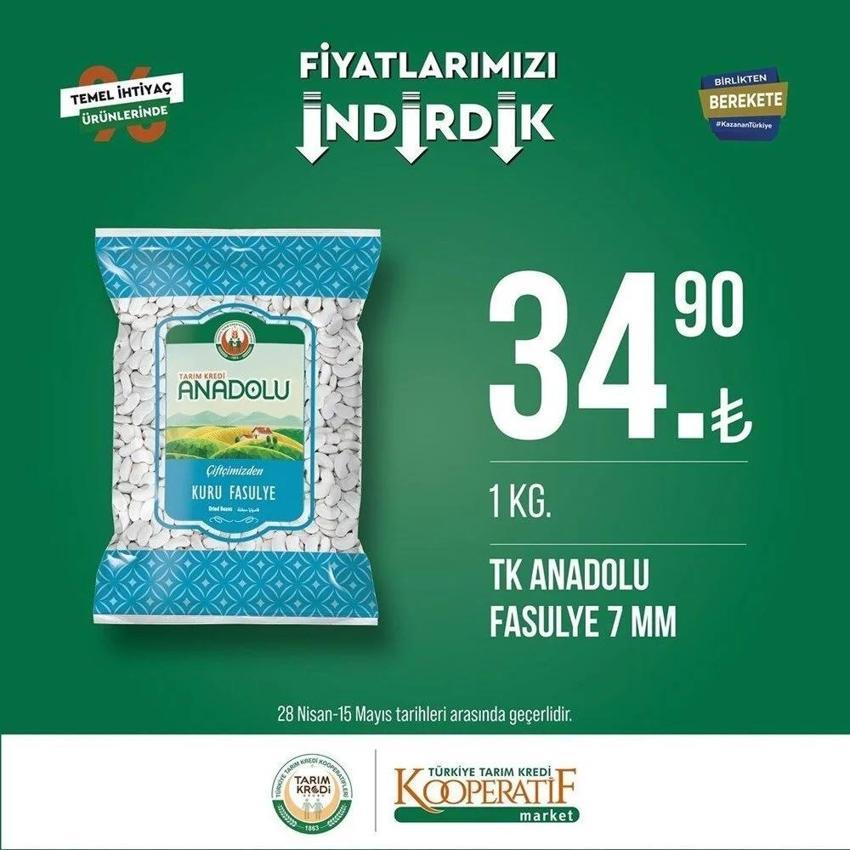 Tarım Kredi 3 mayıs -15 Mayıs 2023 aktüel katalog yayınlandı! Ayçiçek Yağı ve bebek bezinde çılgın indirim geldi!