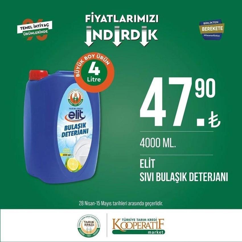Tarım Kredi 3 mayıs -15 Mayıs 2023 aktüel katalog yayınlandı! Ayçiçek Yağı ve bebek bezinde çılgın indirim geldi!