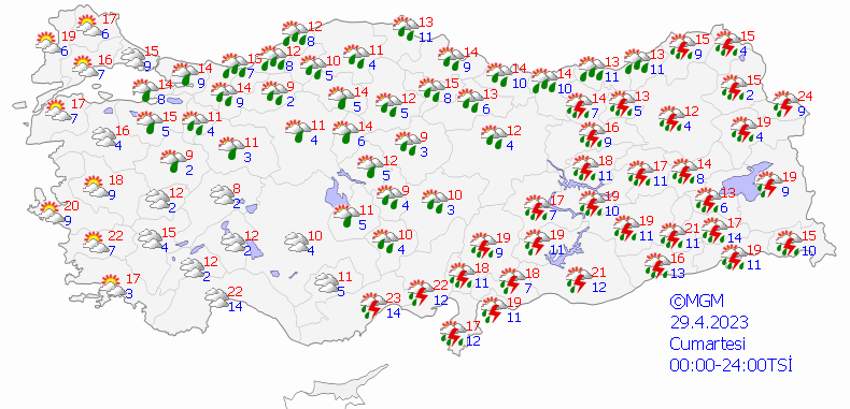 Çok kuvvetli yağmur başlıyor! 20 il için sarı uyarı verildi, Meteoroloji son dakika açıkladı
