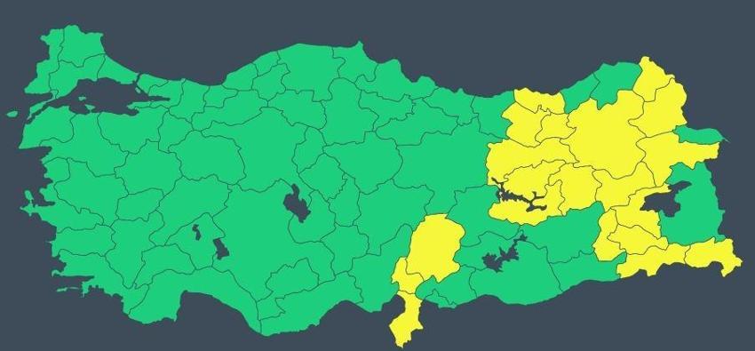 Çok kuvvetli yağmur başlıyor! 20 il için sarı uyarı verildi, Meteoroloji son dakika açıkladı