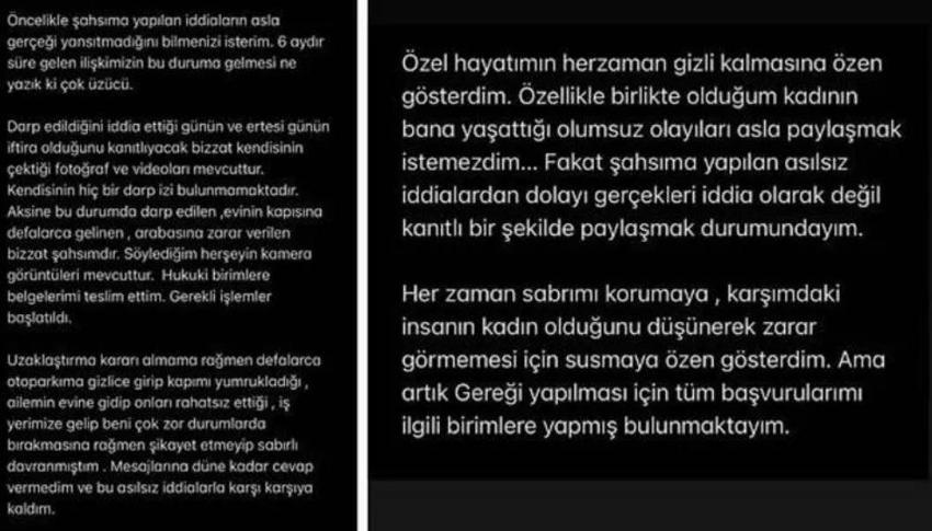 Batuhan Karacakaya: Ailem de kadına şiddet olmadığının farkında!