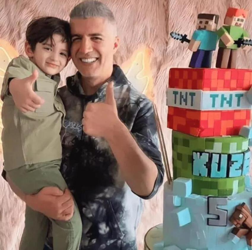 Samar Dadgar paylaştı! Özcan Deniz'in oğlu Kuzey 5 yaşına bastı