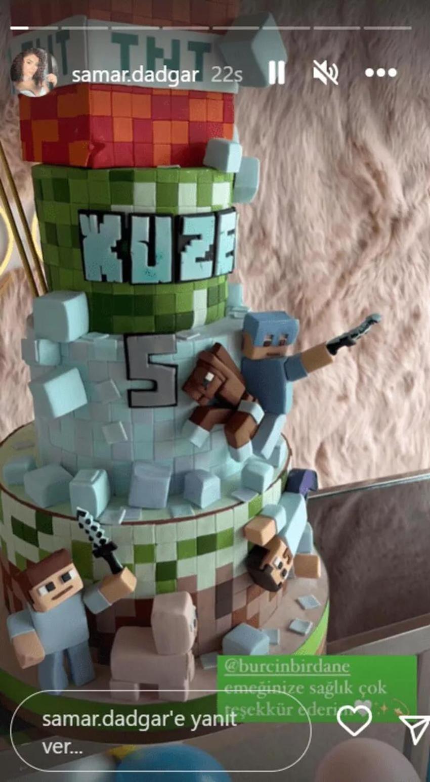 Samar Dadgar paylaştı! Özcan Deniz'in oğlu Kuzey 5 yaşına bastı