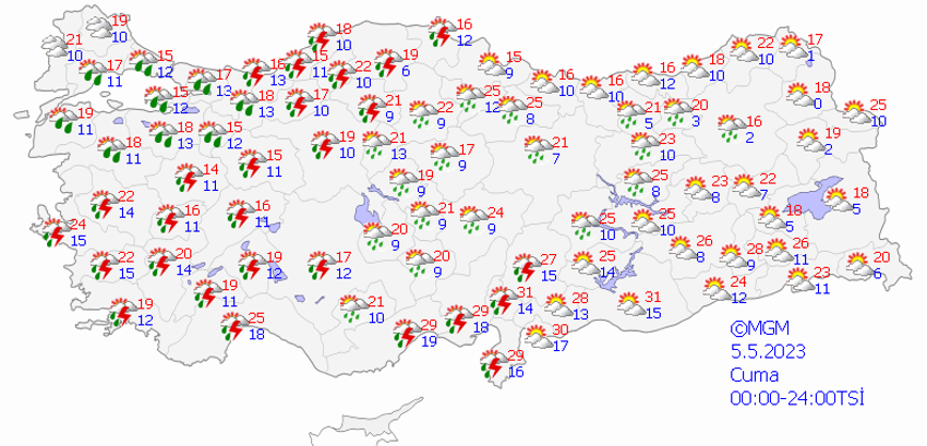 Mayısta kar yağışı ve şiddetli sağanak açıklaması! Saat verildi, Meteoroloji son dakika illeri uyardı