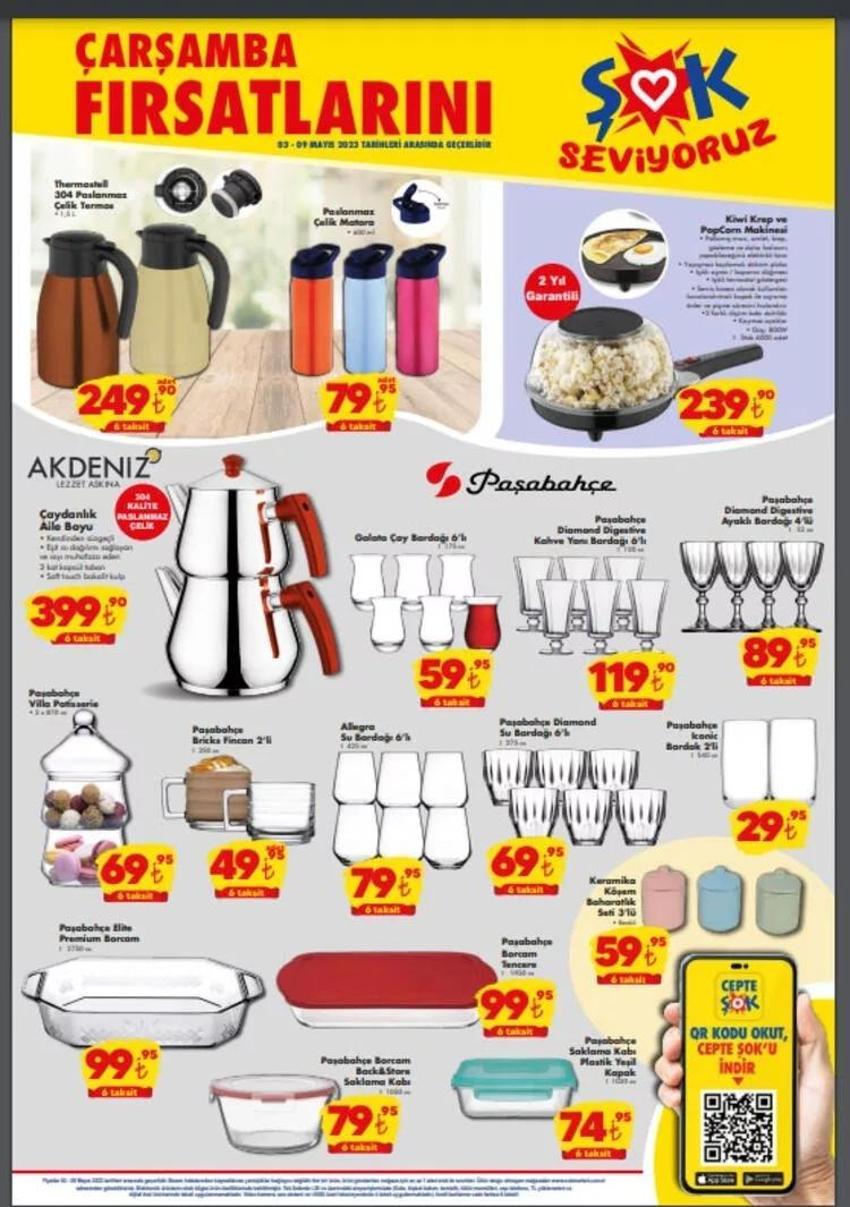 4-9 Mayıs ŞOK aktüel 2023 katalog yayınlandı! ŞOK ayçiçek yağında, şampuanda fiyatlar tepetaklak!