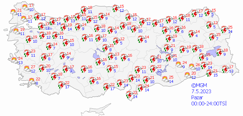 Sıcaklıklar 5 derece düştü, şiddetli yağış geliyor! Meteoroloji son dakika il il duyurdu