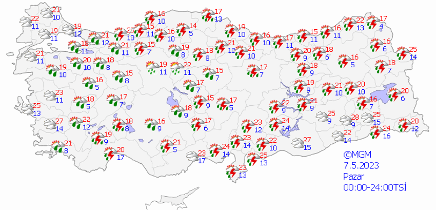 Meteoroloji il il son dakika uyardı! Fırtına ve kuvvetli yağmur başlıyor, saat verildi