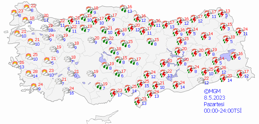Meteoroloji il il son dakika uyardı! Fırtına ve kuvvetli yağmur başlıyor, saat verildi