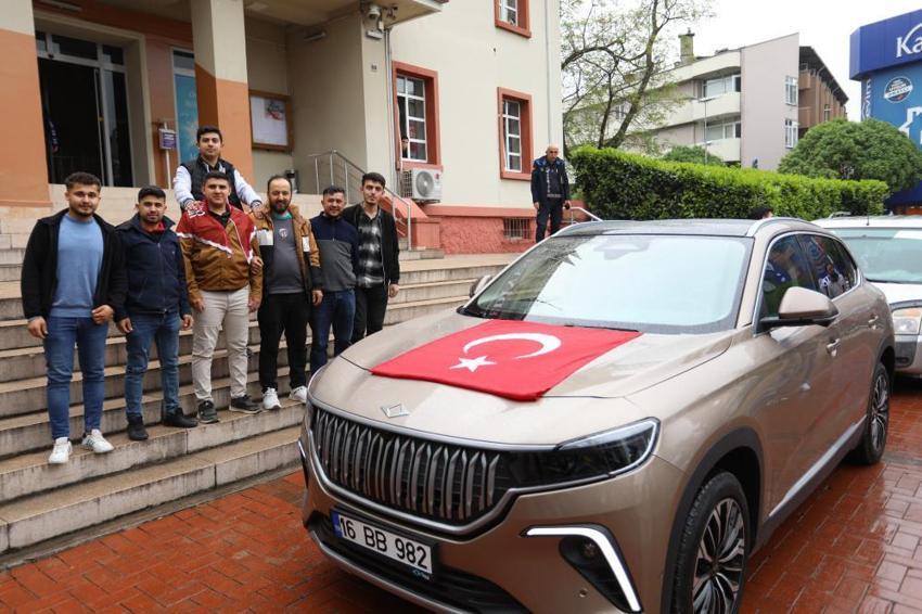 Togg polis arabası olarak ilk kez görüntülendi!