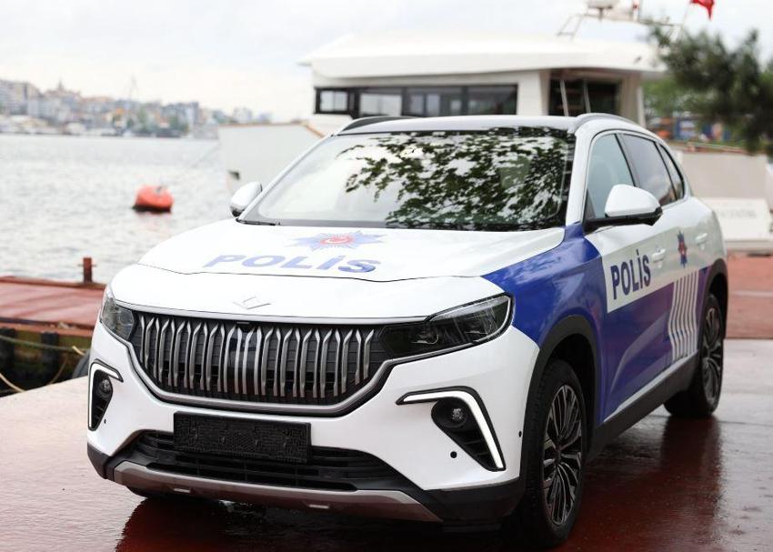 Togg polis arabası olarak ilk kez görüntülendi!