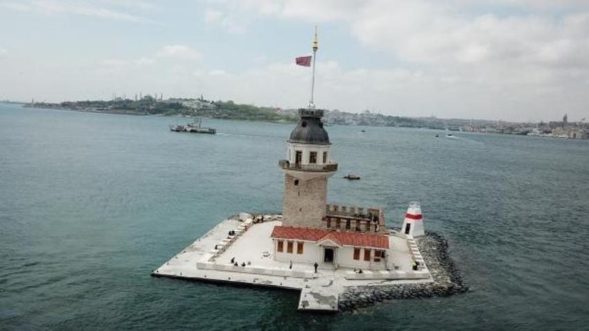 Kız Kulesi açılış için günler sayıyor! Böyle görüntülendi