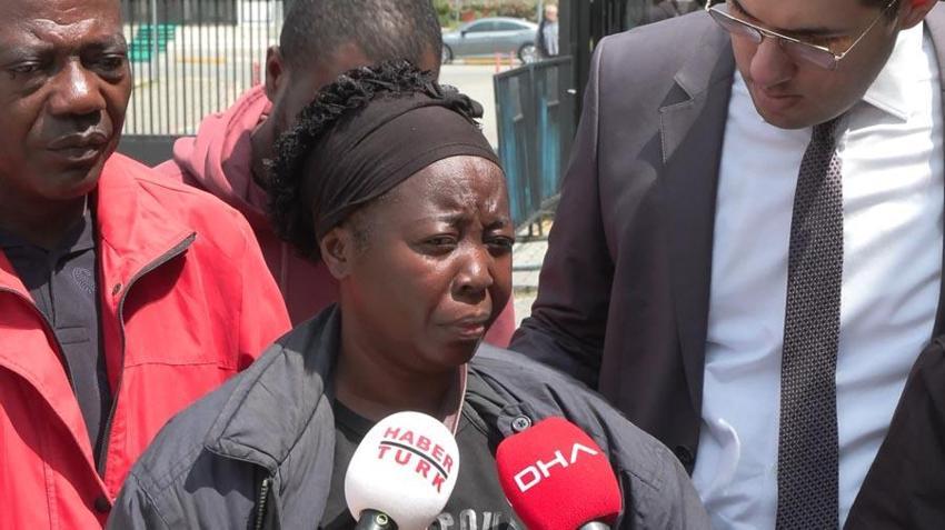 Gabonlu Dina'nın ailesi teşhis için Adli Tıp'a geldi! Anne Panga: Türk devletine güveniyorum, bu kesinlikle intihar değil