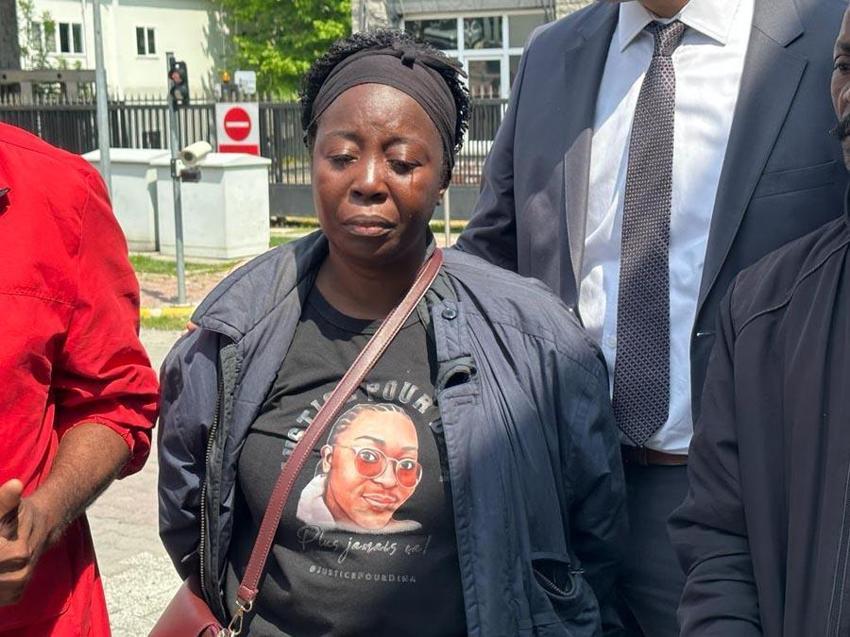 Gabonlu Dina'nın ailesi teşhis için Adli Tıp'a geldi! Anne Panga: Türk devletine güveniyorum, bu kesinlikle intihar değil