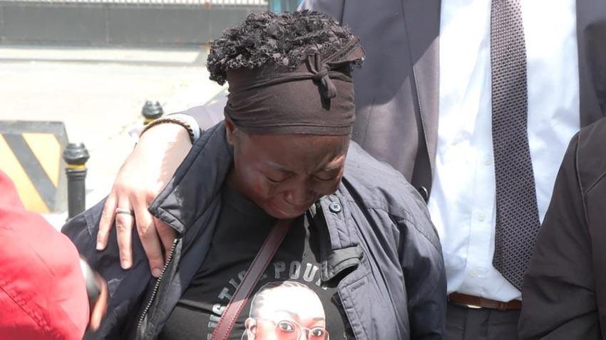 Gabonlu Dina'nın ailesi teşhis için Adli Tıp'a geldi! Anne Panga: Türk devletine güveniyorum, bu kesinlikle intihar değil