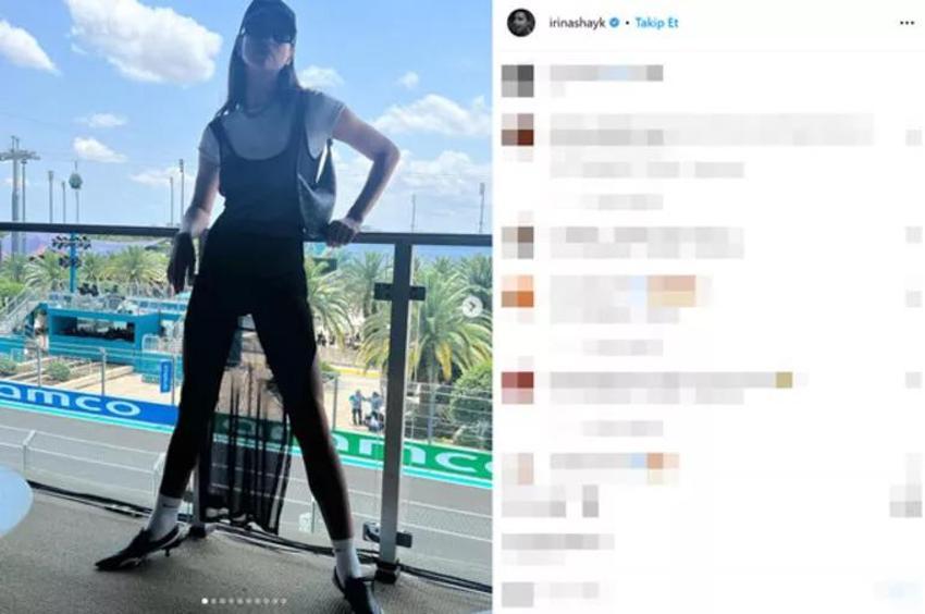 Irina Shayk'ın Formula 1 tarzı 'uygunsuz' bulundu! 'Lütfen daha normal giyin'