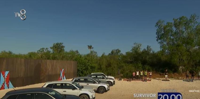 Acun Ilıcalı Survivor parkurunu otoparka çevirdi! Survivor ödül oyununda 5 araba var! Peki hangi takım kazandı?