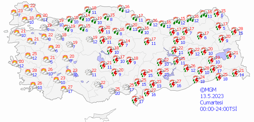 76 ilde dolu yağışı ve kuvvetli yağmur başlıyor! Havalar serin olacak, kritik 'mayıs' uyarısı
