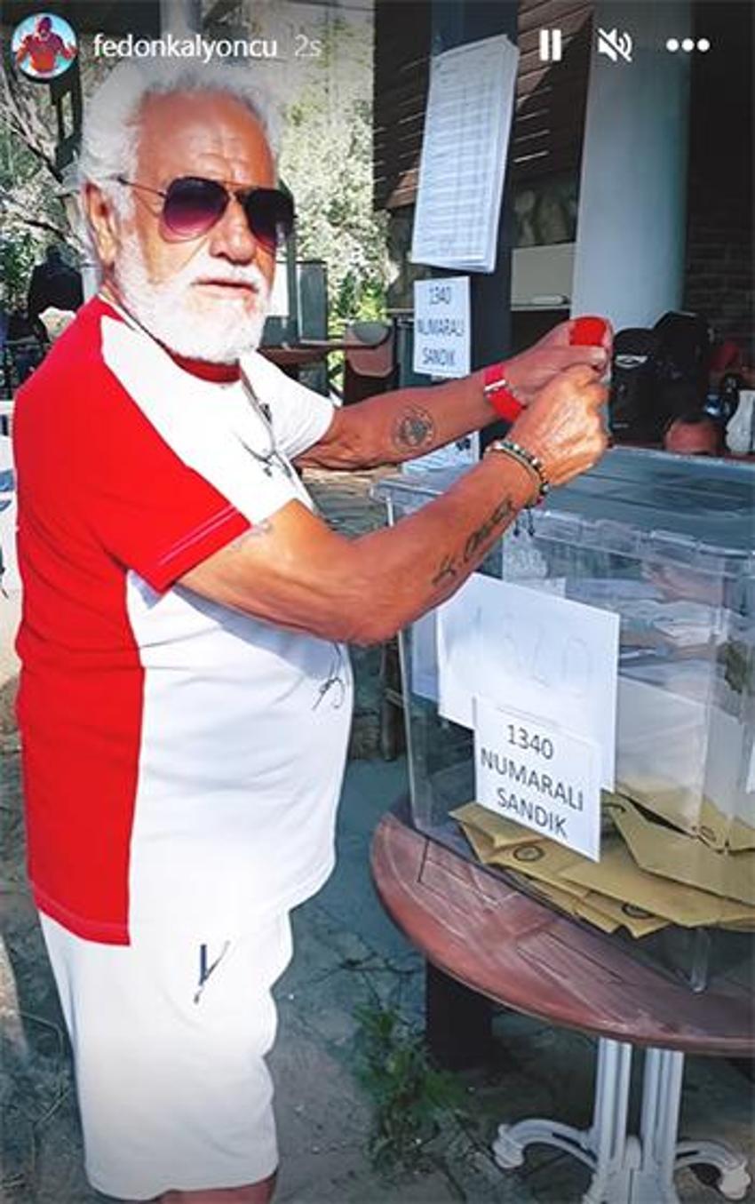 Ünlüler sandık başında!