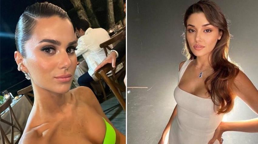 Nazlı Sabancı'nın ayakları dikkat çekti! 'Hande Erçel ile aynı'