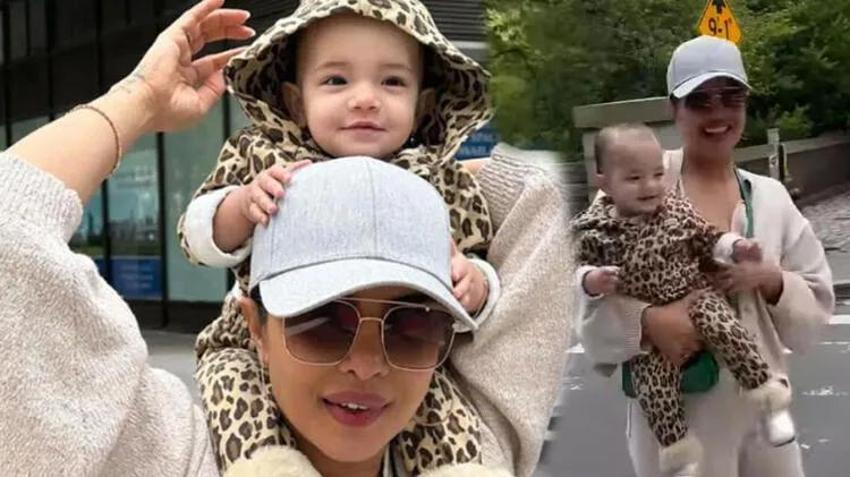 Priyanka Chopra'nın kızına giydirdiği bot çok konuşuldu! 'Tarzı benimkinden daha iyi'