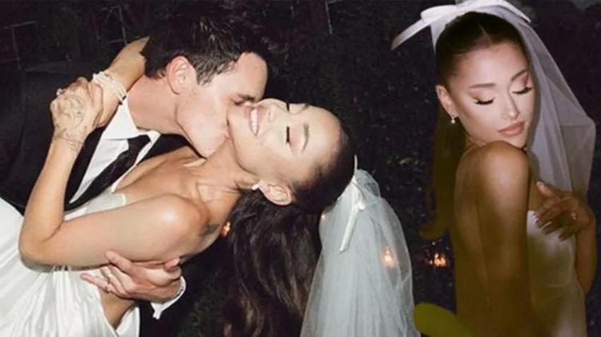 Ariana Grande evlilik yıl dönümünü romantik paylaşımla kutladı!