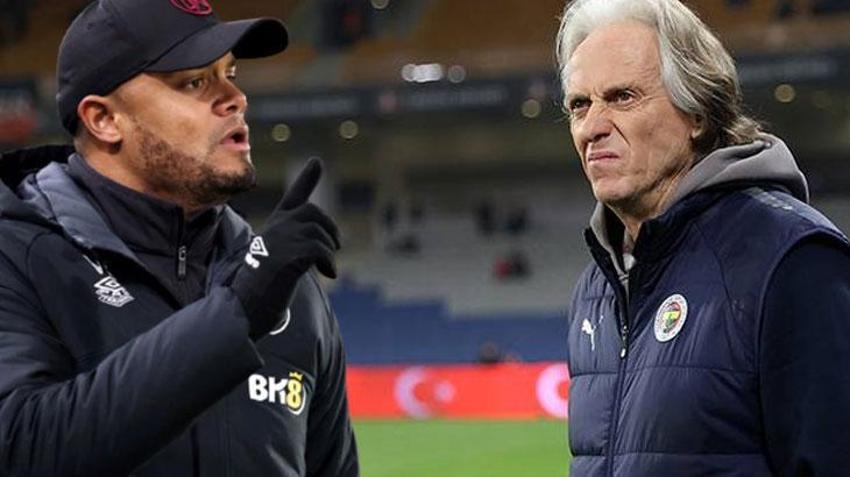 Fenerbahçe camiası dünden razı! Jorge Jesus ile Kompany arasında müthiş takas