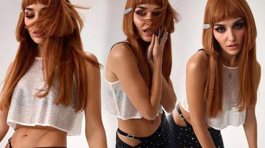 Hande Erçel sosyal medyayı salladı! 'Yaktın, yıktın yine'