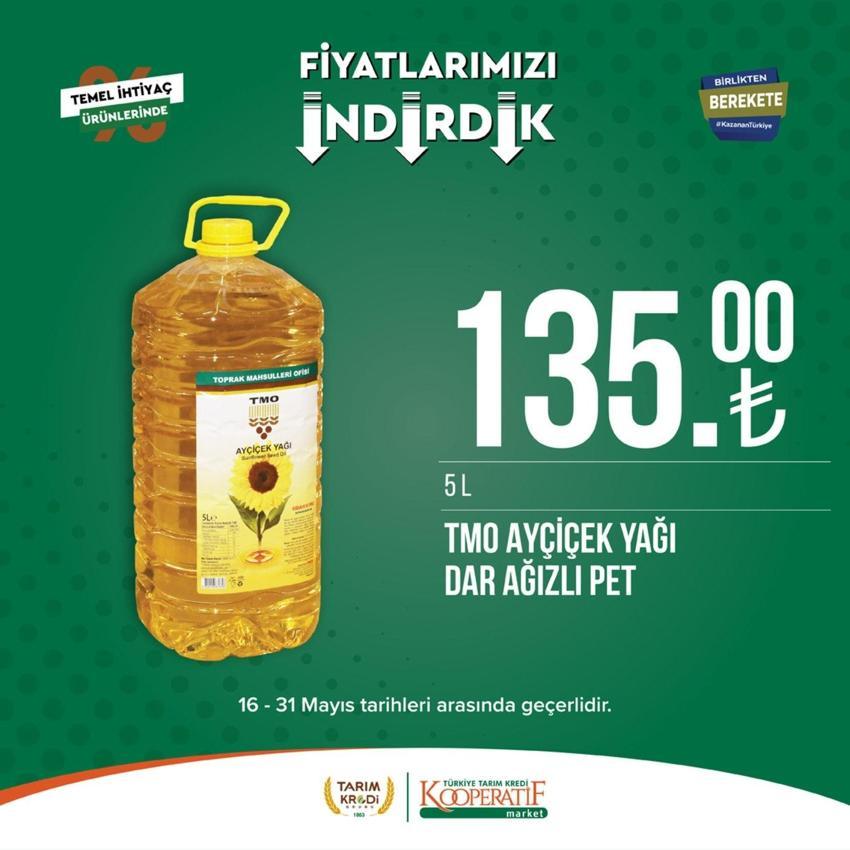Tarım Market 28-31 Mayıs aktüel katalog 2023 yayınlandı! Tarım kredi ayçiçek yağı fiyatı düştükçe düştü! Sürpriz kampanya daha var!