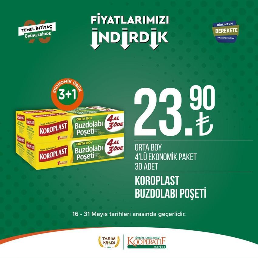 Tarım Market 28-31 Mayıs aktüel katalog 2023 yayınlandı! Tarım kredi ayçiçek yağı fiyatı düştükçe düştü! Sürpriz kampanya daha var!