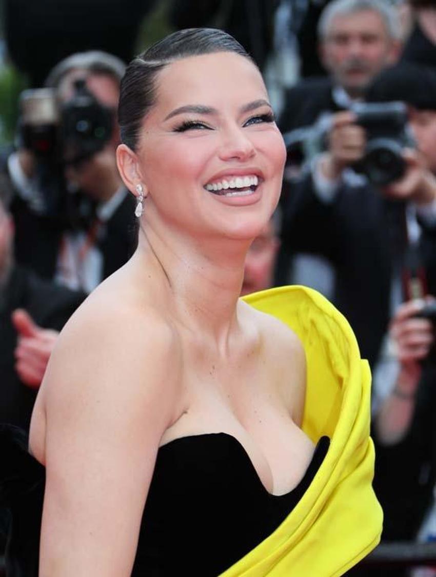 Adriana Lima ile Andre Lemmers, Cannes'da aşka geldi!