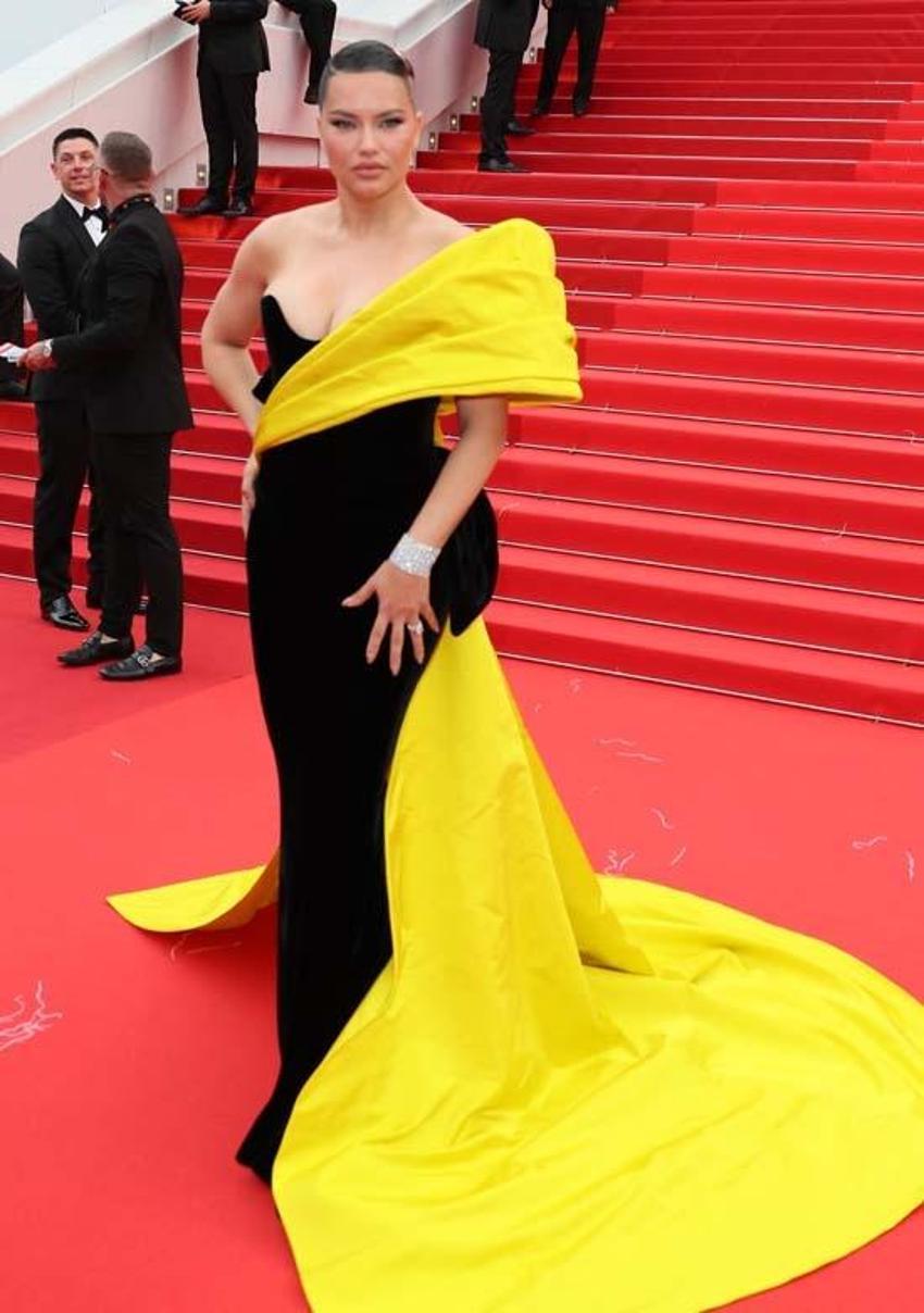 Adriana Lima ile Andre Lemmers, Cannes'da aşka geldi!