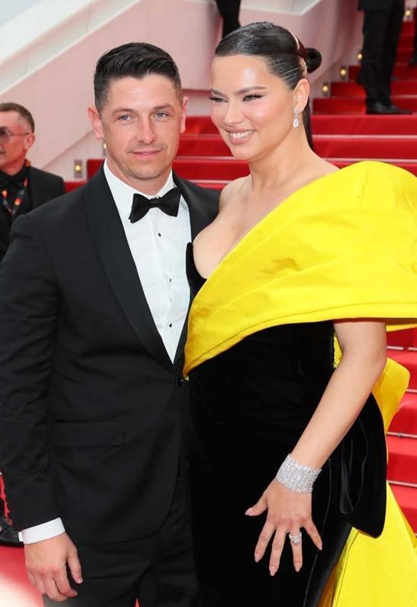 Adriana Lima ile Andre Lemmers, Cannes'da aşka geldi!