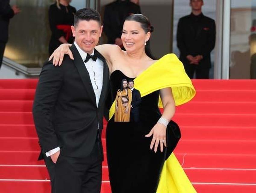 Adriana Lima ile Andre Lemmers, Cannes'da aşka geldi!