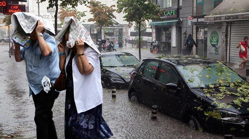 Meteoroloji'den son dakika dolu yağışı ve sel uyarısı! Saat verildi, turuncu alarm, işte il il hava durumu
