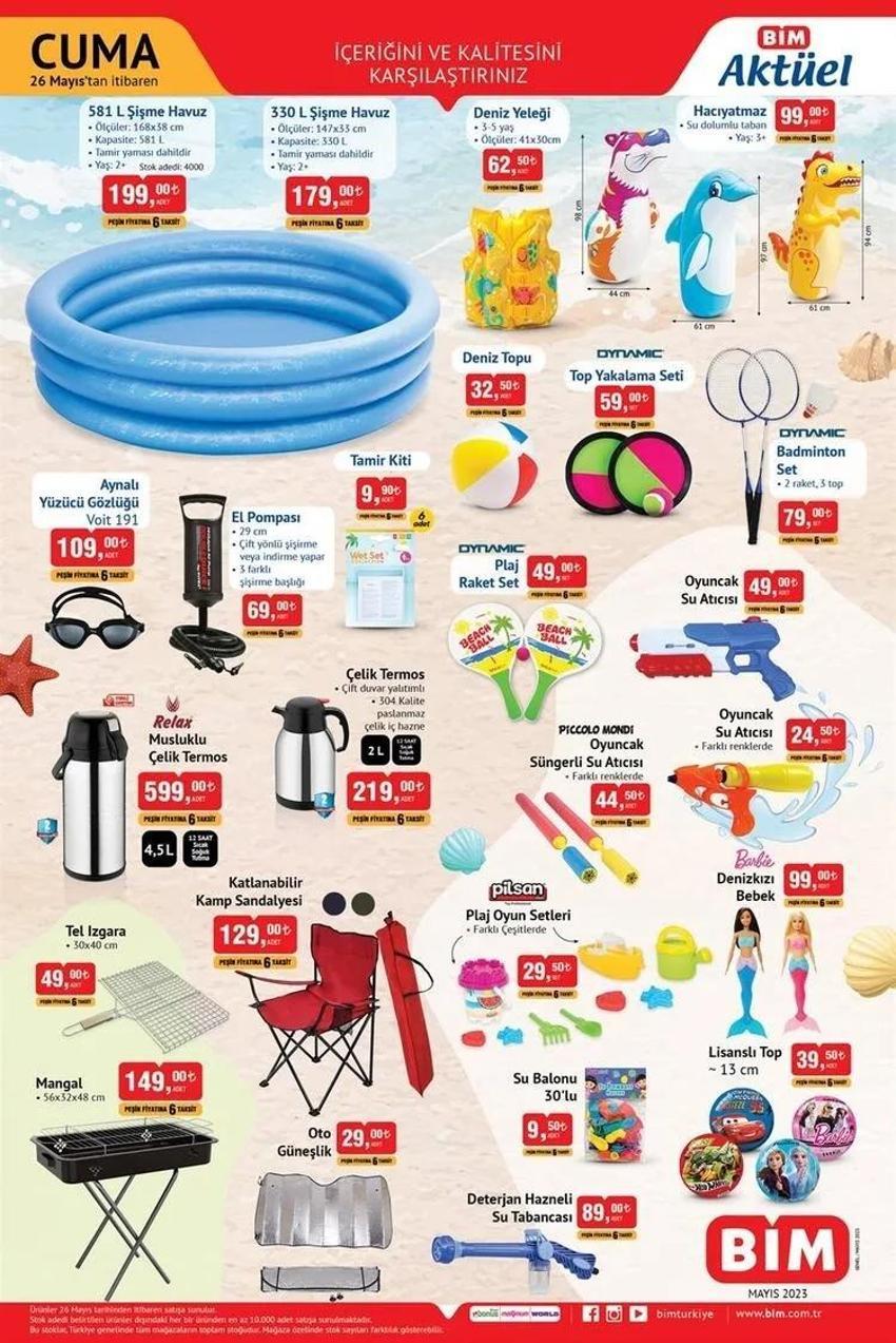BİM 24-26 Mayıs aktüel katalog 2023 yayınlandı! 5 kilo mangal kömürü 58 TL, sandalet terlik kadın, erkek 49 TL! Sürpriz liste...