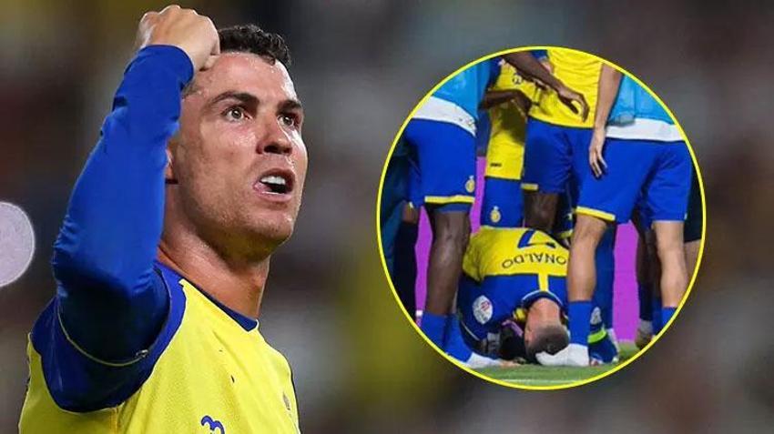 Cristiano Ronaldo, golden sonra secdeye gitti gönülleri fethetti!