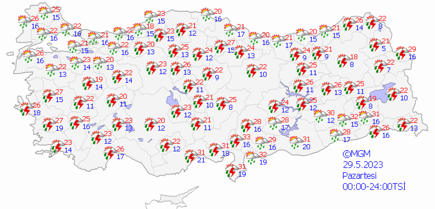 Dolu, şimşek ve şiddetli yağış alarmı! Meteoroloji uyardı, kırkikindi yağmurları geliyor
