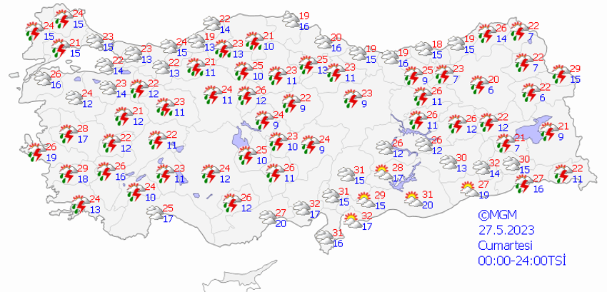 Dolu, şimşek ve şiddetli yağış alarmı! Meteoroloji uyardı, kırkikindi yağmurları geliyor