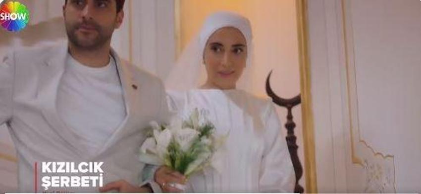 Kızılcık Şerbeti 28. bölüm fragmanı: Nursema gelinliği giydi! Kıvılcım, Alev ve Abdullah'ın aşk şifresini çözdü!