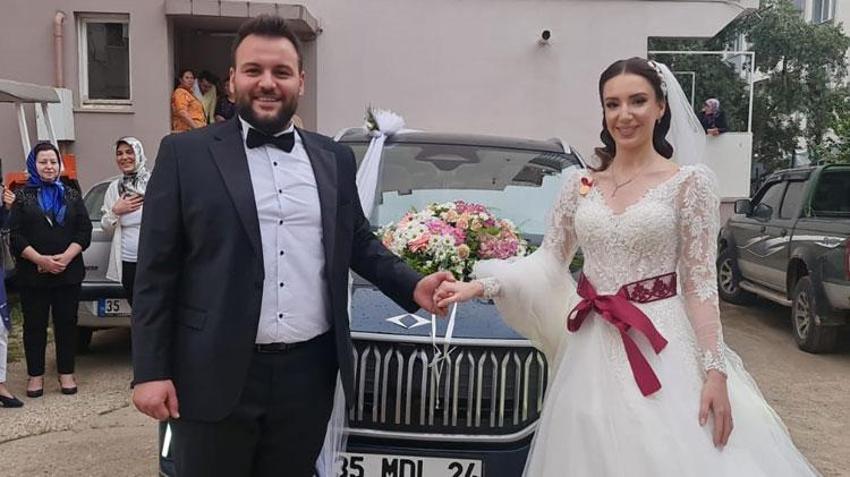 TOGG İzmir'de gelin arabası olarak kullanıldı