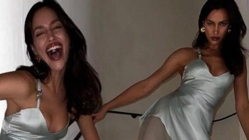 Irina Shayk'ın stili dikkat çekti! 'Arşivi açtığınız için teşekkür ederim'