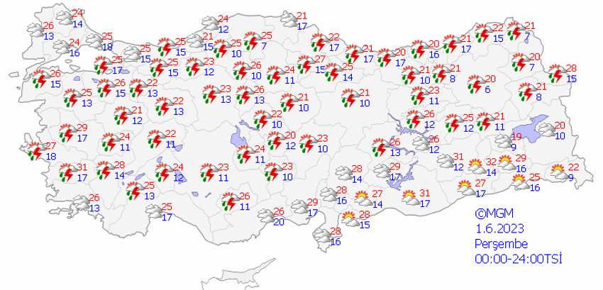 76 il yağmura teslim olacak! Meteoroloji son dakika açıkladı, çok kuvvetli geliyor