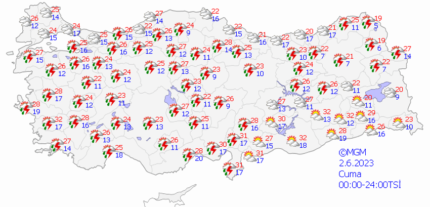 76 il yağmura teslim olacak! Meteoroloji son dakika açıkladı, çok kuvvetli geliyor